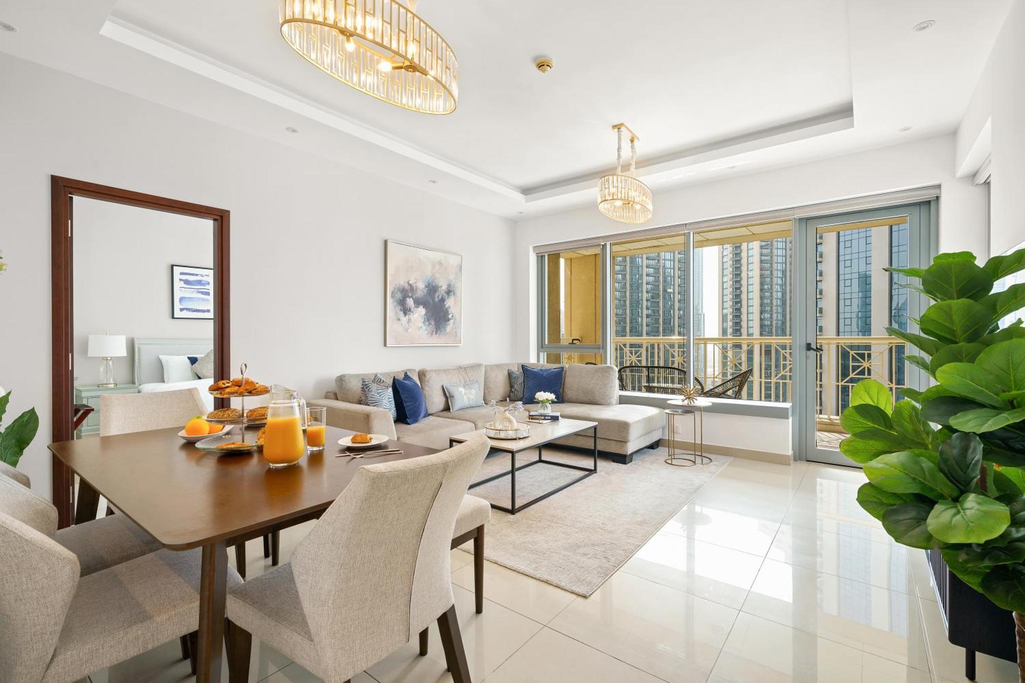 New! Luxury 3Bedroom With Spectacular Burj Views Downtown Dubaï Extérieur photo